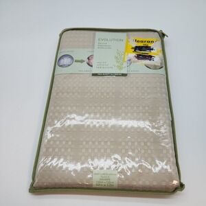 EVOLUTION EASY CARE SPILL-PROOF‎ SQUA TABLECLOTH Tan BY LIBOLON  52"x52"